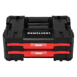 Craftsman VERSASTACK 17 in. 2-Drawer Tool Box 488 cu in Black/Red