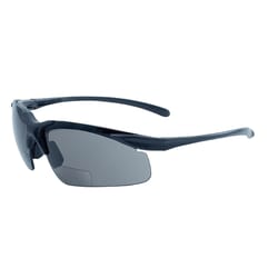 Global Vision Apex Motorcycle Bi-Focal Safety Readers Smoke Lens Black Frame 1 pk