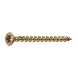 FastenMaster PAMFast No. 8 X 1-3/4 in. L Star Yellow Zinc Collated Subfloor Screws 1000 pk