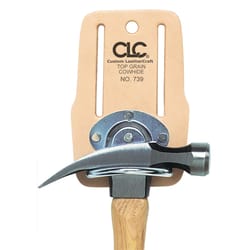 CLC Leather Hammer Holder 4.12 in. L X 7.2 in. H Tan