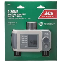 Ace HydroLogic Programmable 2 Zone Digital Water Timer