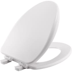 Mayfair by Bemis Alesio Slow Close Elongated White Enameled Wood Toilet Seat