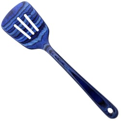 Totally Bamboo Baltique Malta Black/Blue Bamboo Slotted Spatula