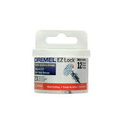 Dremel EZ Lock 1-1/2 in. D X 1/8 in. in. Fiberglass Metal Cut-Off Wheel 12 pc
