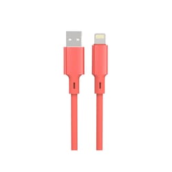 A.S.K Lightning to USB Cable 12 ft. Red