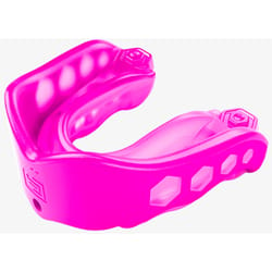 Shock Doctor Gel Max Youth Pink Athletic Mouthguard Strap Included