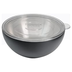 Served 100 oz Gray Stainless Steel Vacuum-Insulated Bowl 10 in. D 1 pk