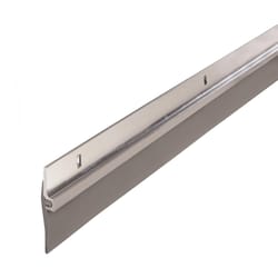 M-D BUILDING PRODUCTS Silver Aluminum/Vinyl Sweep For Doors 36 in. L X 1.38 in.