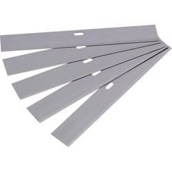 QEP .563 in. H X 4 in. W X .025 in. L Steel Floor Scraper Blade 5 pk