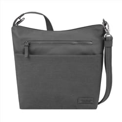 Travelon Medium Polyester Gray Crossbody Bag