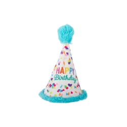 Pet Shop by Fringe Studio Multicolored Plush/Rubber Yappy Barkday Dog Toy 1 pk