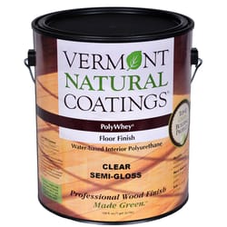 Vermont Natural Coatings PolyWhey Semi-Gloss Clear Water-Based Floor Finish 1 gal