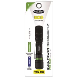 Police Security Pro Flex 500 lm Black LED Pen Light AA Battery