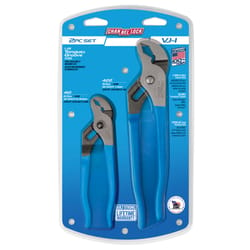 Channellock 6.5 and 9.5 in. Carbon Steel V-Jaw Tongue and Groove Pliers
