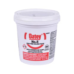 Oatey NSF 16 oz Lead-Free Paste Flux Petrolatum 1 pc
