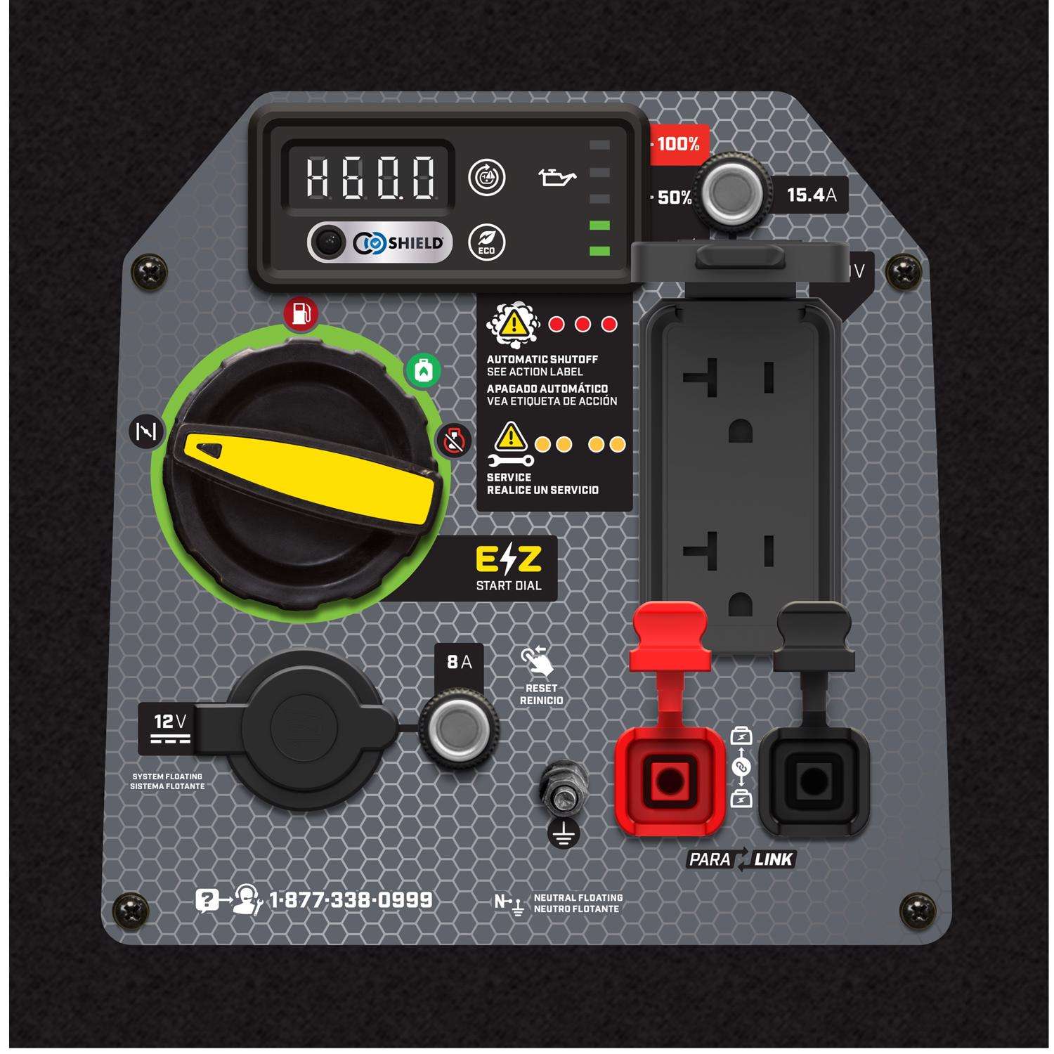▷▷mam 2500W Dual Fuel Inverter with CO Shield® - 201323 - Champion