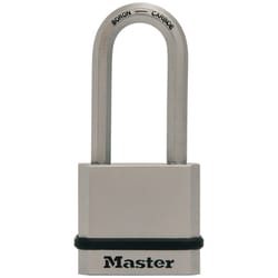 Master Lock 1-3/4 in. W Steel Dual Ball Bearing Locking Padlock