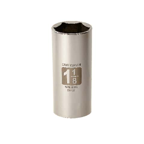 Craftsman 1-1/8 in. SAE 6 Point Deep Socket, 1/2 in. Drive