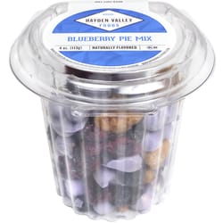 Hayden Valley Foods Natural Blueberry Pie Mix 4 oz Clamshell