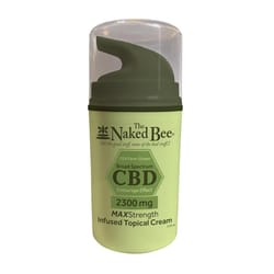 The Naked Bee Green CBD Topical Body Rub 2.3 fl. oz. 1 pk