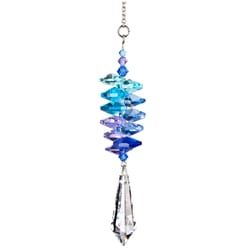 Woodstock Chimes Crystal Moonlight Cascade Crystal 4.5 in. Icicle Wind Chime