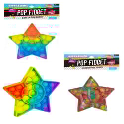 Expressions Rainbow Tie Dye Pop Fidget Star