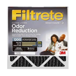 Filtrete Home Odor Reduction 20 in. W X 20 in. H X 1 in. D Carbon 11 MERV Pleated Air Filter 1 pk