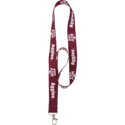 HILLMAN NCAA Polyester Multicolored Coined-Edge Split Lanyard