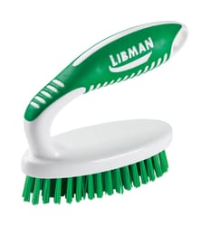 Libman 1.75 in. W Hard Bristle 4.5 in. Plastic/Rubber Handle Scrub Brush