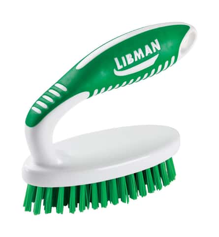 Libman 2.5 in. W Hard Bristle 7 in. Plastic/Rubber Handle Scrub Brush - Ace  Hardware