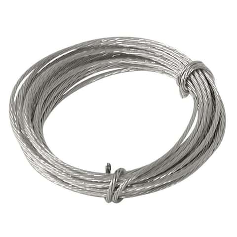 Ook White Mirror Hanging Cord 20 lb 1 pk