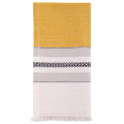 Karma Yellow Cotton Napkin Set 18 in. L X 18 in. W