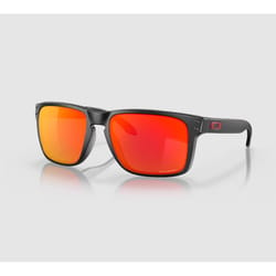 Oakley Holbrook XL Unisex Matte Black Frame Orange Lens Sunglasses