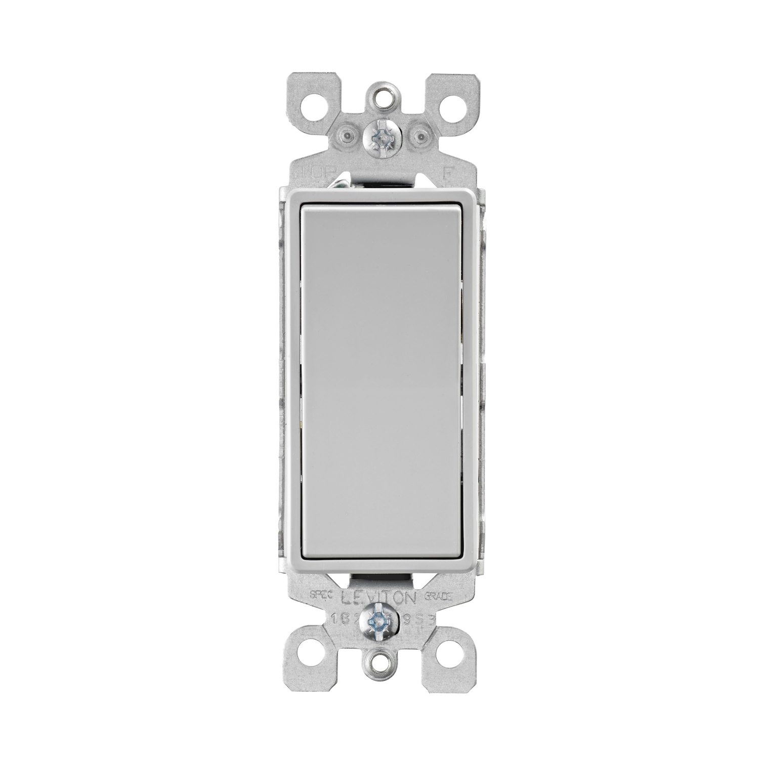Leviton Decora 15 amps Single Pole Rocker Switch Light Gray 1 pk - Ace ...