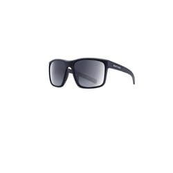 Native Wells Unisex Matte Black Crystal Frame Gray Lens Sunglasses