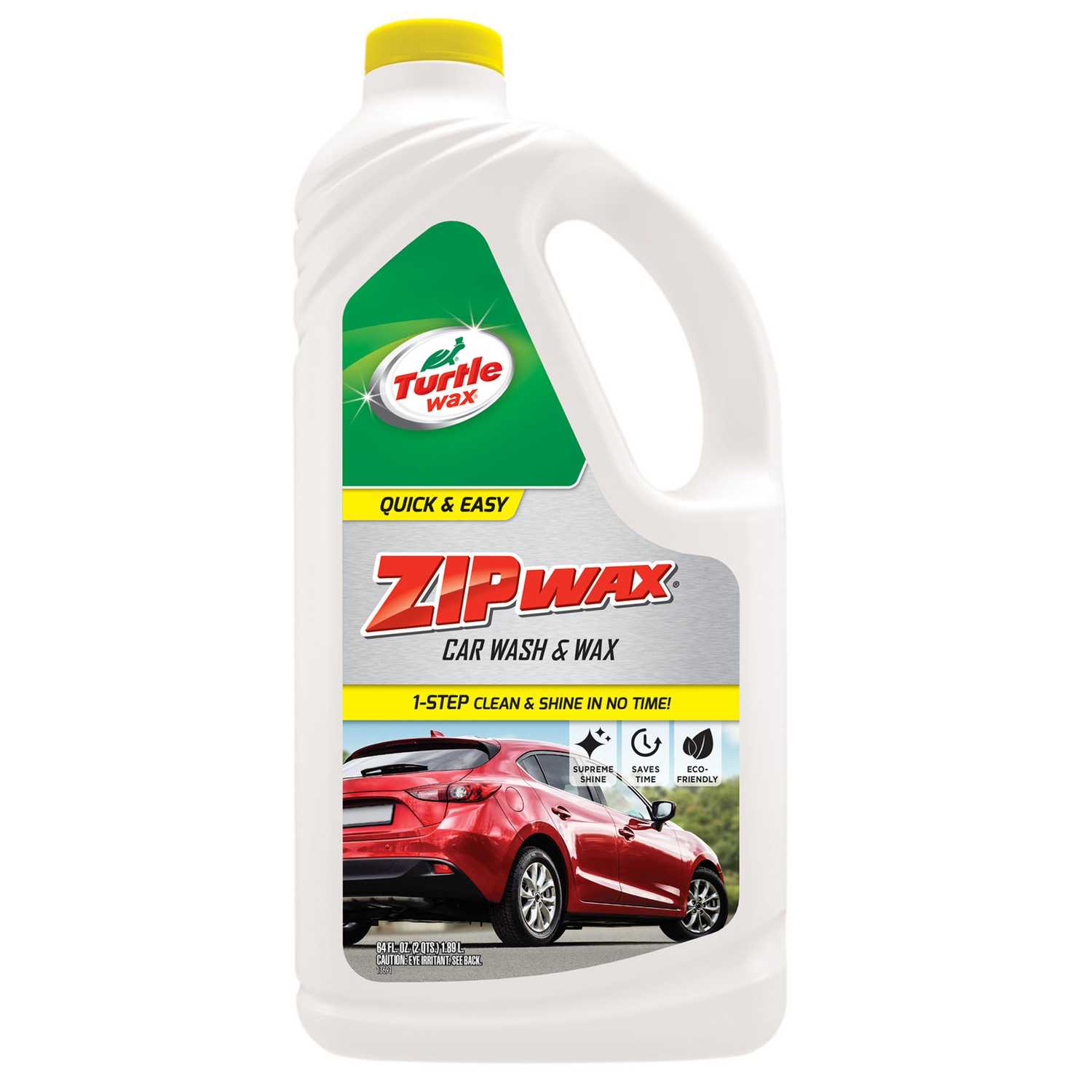 Turtle Wax ZIP Wax Concentrated Liquid Car Wash Detergent 64 oz. Ace
