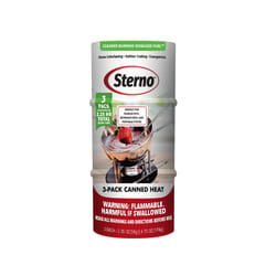 Sterno Canned Heat Aluminum 6.15 oz 3 pk