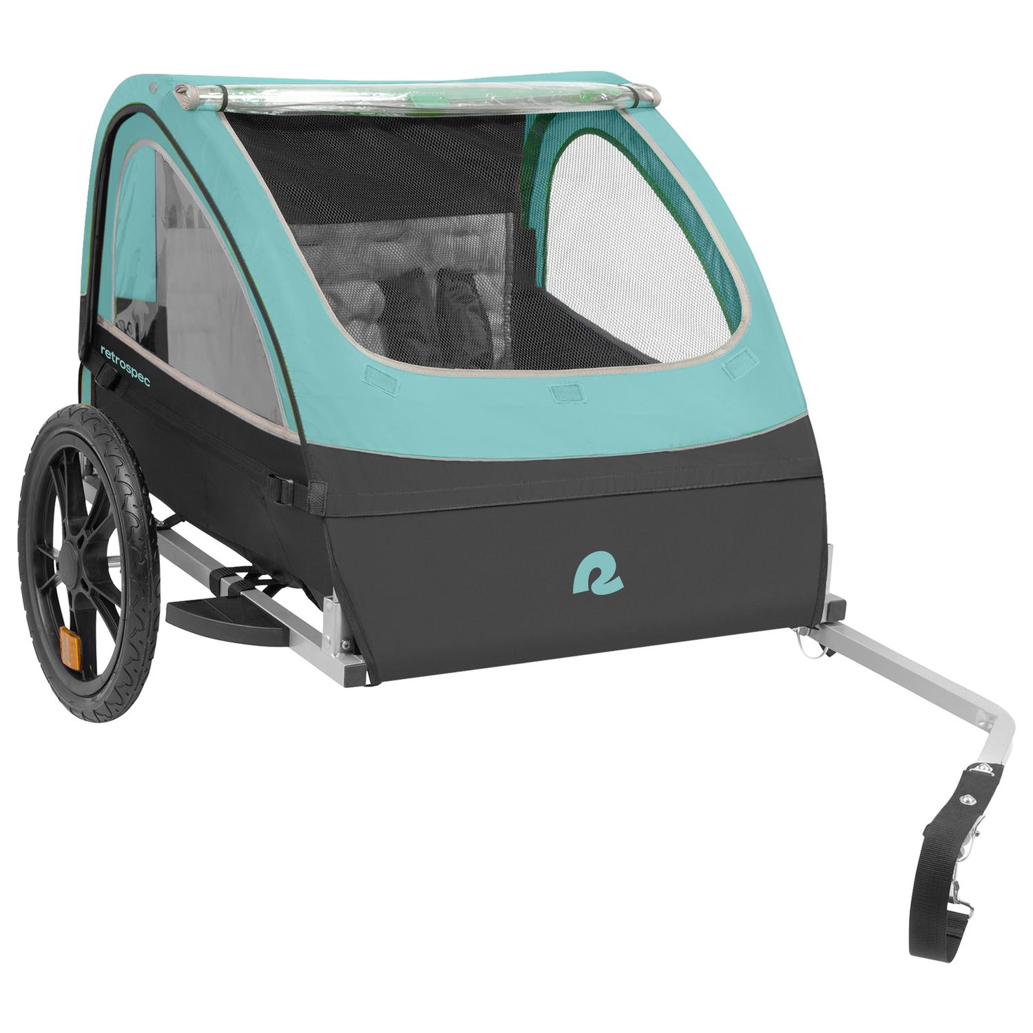 Retrospec Rover Fabric/Steel Child Trailer 80 lb Blue Ridge Sansujyuku sansujyuku.com