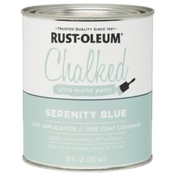 Rust-Oleum Chalked Matte Serenity Blue Water-Based Acrylic Chalk Paint 30 oz