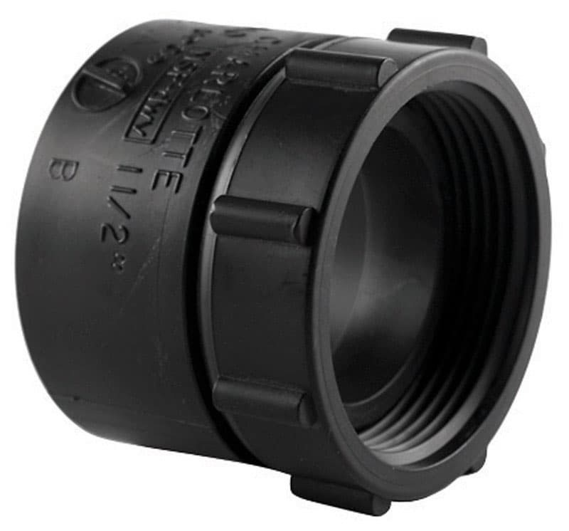 ABS009100600 Charlotte Pipe 1-1/2 in. Hub X 1-1/2 in. D FPT ABS sku ABS009100600