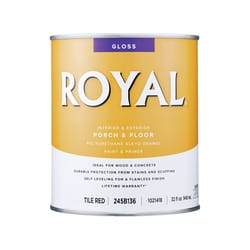 Royal Gloss Tile Red Porch & Floor Alkyd Enamel 1 qt
