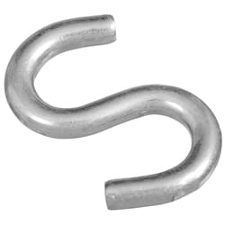 National Hardware Zinc-Plated Steel 2 in. L S-Hook 125 lb 1 pk