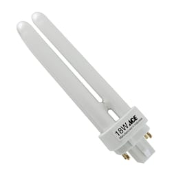 Ace 18 W 4.45 in. L Fluorescent Bulb Cool White Biax 4100 K 1 pk