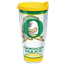 Tervis Collegiate 24 oz Oregon Ducks Multicolored BPA Free Tumbler with Lid