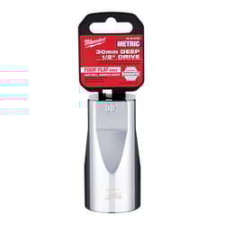 Milwaukee 30 mm X 1/2 in. drive Metric 6 Point Deep Socket 1 pc