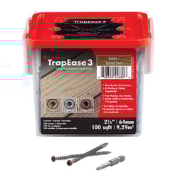FastenMaster TrapEase No. 20 X 2-1/2 in. L Saddle Torx Ttap Star Head Composite Deck Screws 350 pk