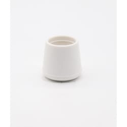 Ace Rubber Leg Tip White Round 1 in. W 1 pk