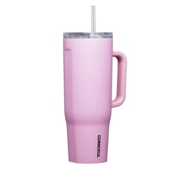 Corkcicle Cruiser 40 oz Sun-Soaked Pink BPA Free Insulated Straw Tumbler
