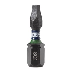 Norske Square Recess #1 X 1 in. L Impact Torsion Bit S2 Tool Steel 1 each