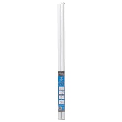 John Sterling Heavy Duty 72 in. L X 1-1/4 in. D Adjustable Powder Coated Steel Closet Rod